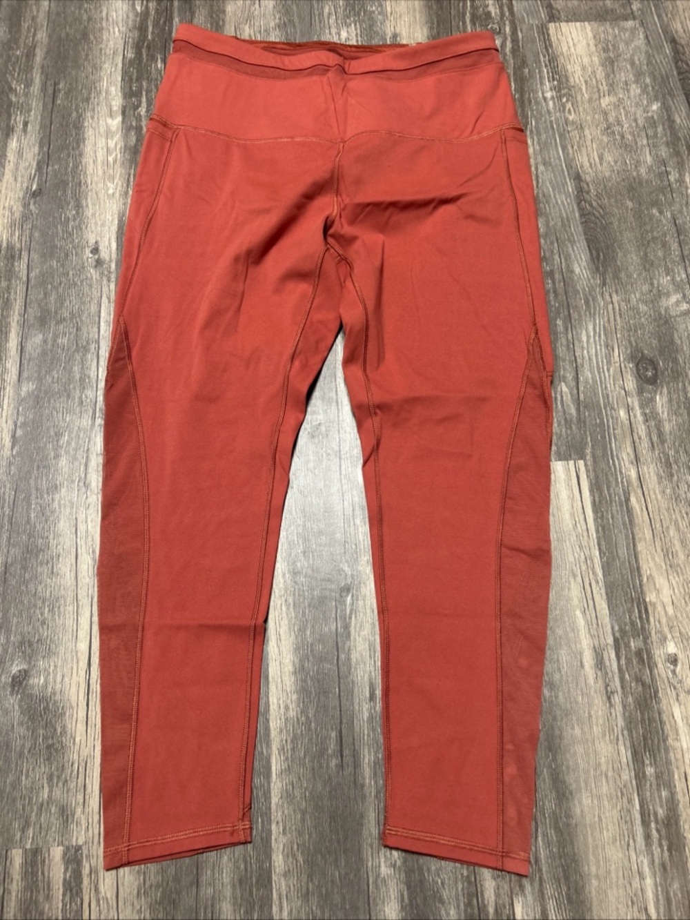 Calia High rise Leggings Size Large Workout Exercise Running CrossFit Orange